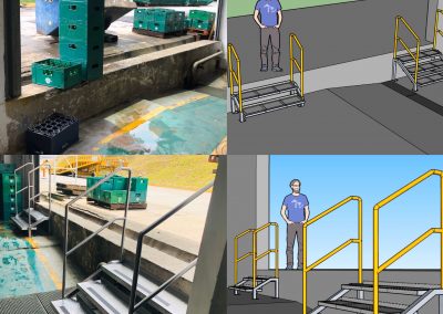 A series of four pictures showing different steps.